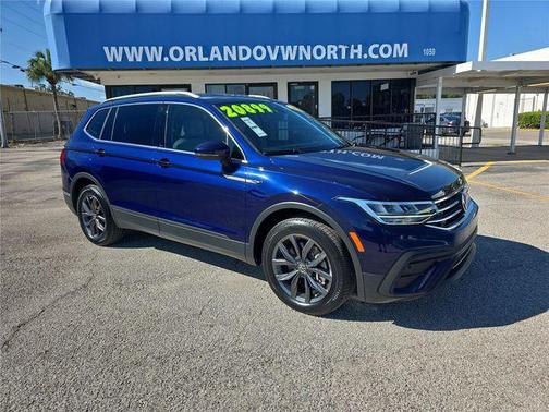 Atlantic Blue Metallic 2022 Volkswagen Tiguan 2.0T SE