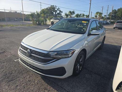 Opal White 2023 Volkswagen Jetta 1.5T SE