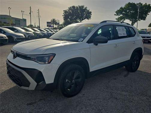 Pure White 2026 Volkswagen Taos S