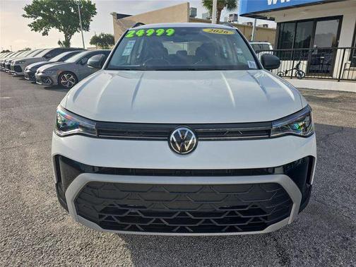 Pure White 2026 Volkswagen Taos S