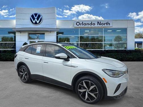 Opal White 2023 Volkswagen ID.4 AWD Pro S
