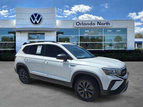 Pure White 2024 Volkswagen Taos 1.5T S
