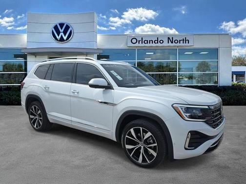 Opal White Pearl 2026 Volkswagen Atlas 2.0T SEL Premium R-Line 4MOTION