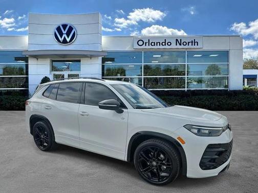 White 2026 Volkswagen Tiguan 2.0T SE R-Line Black