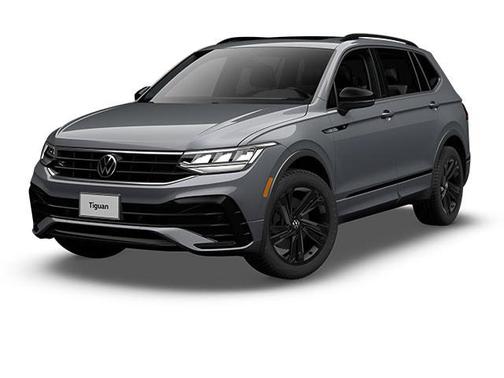 Opal White Pearl 2024 Volkswagen Tiguan 2.0T SE R-Line Black