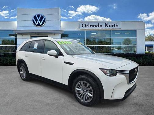 Rhodium White Premium 2024 Mazda CX-90 3.3 Turbo Preferred Plus