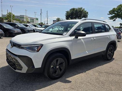 Pure White 2026 Volkswagen Taos S