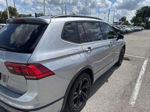 Silver Metallic 2024 Volkswagen Tiguan 2.0T SE R-Line Black