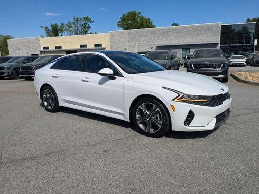 Glacial White Pearl 2021 Kia K5 EX