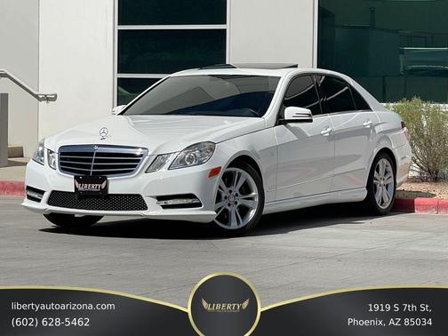 White 2013 Mercedes-Benz E-Class E 350 Sedan 4D