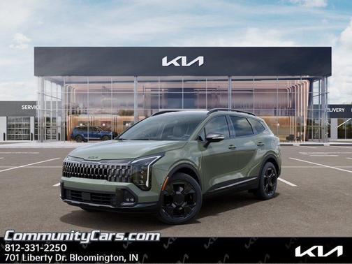 Jungle Green 2026 Kia Sportage Plug-In Hybrid X-Line Prestige