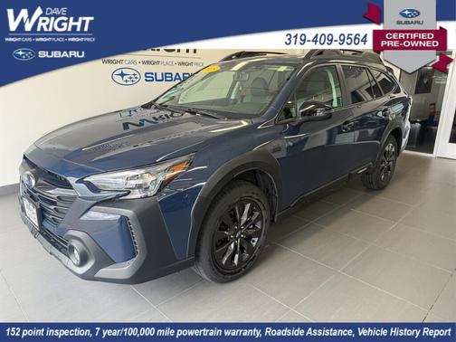 Blue 2025 Subaru Outback Onyx Edition XT