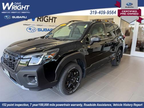 Black 2023 Subaru Forester WILDERNESS