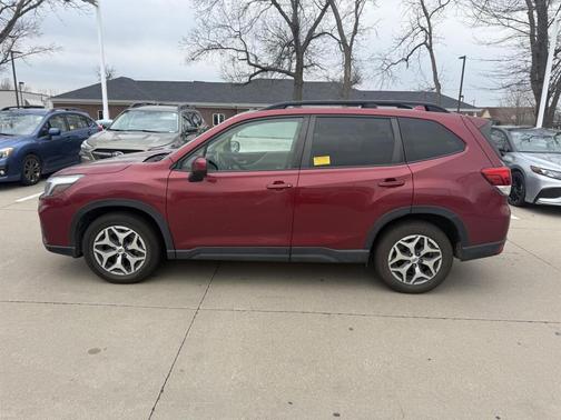Red 2021 Subaru Forester Premium