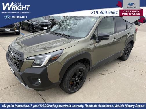 Green 2025 Subaru Forester WILDERNESS