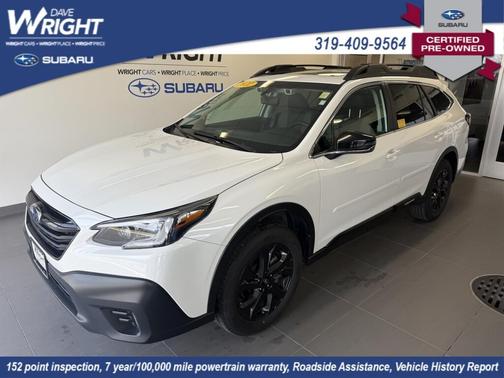 White 2022 Subaru Outback Onyx Edition XT
