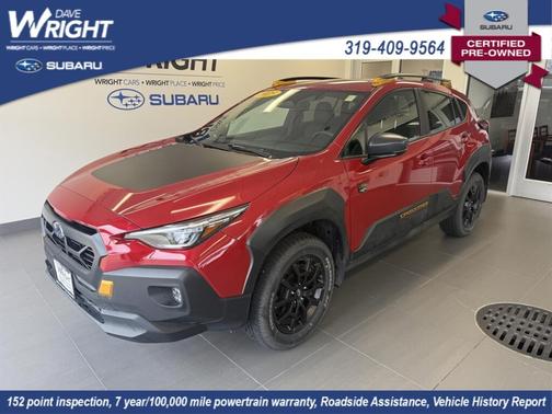 Red 2025 Subaru Crosstrek WILDERNESS