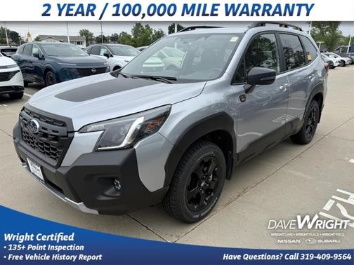 Silver 2025 Subaru Forester WILDERNESS