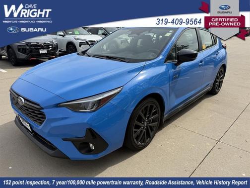 Blue 2024 Subaru Impreza RS