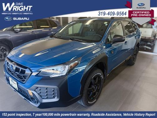 Blue 2025 Subaru Outback WILDERNESS