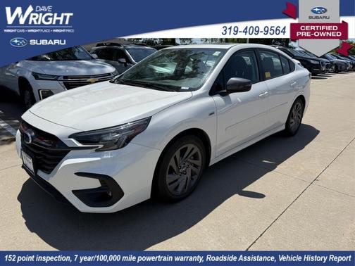 Crystal White Pearl 2024 Subaru Legacy Sport