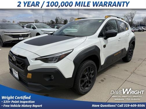 White 2025 Subaru Crosstrek WILDERNESS