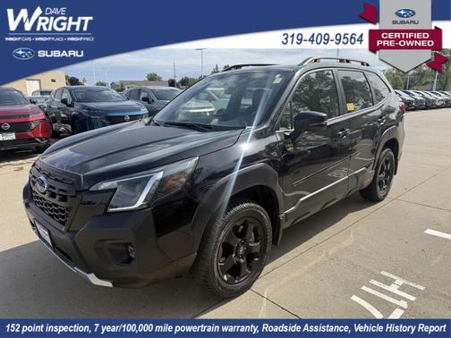Black 2023 Subaru Forester WILDERNESS