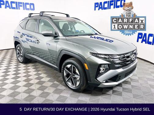 Gray 2026 Hyundai TUCSON Hybrid SEL