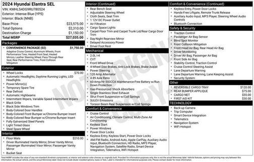 2024 Hyundai ELANTRA SEL