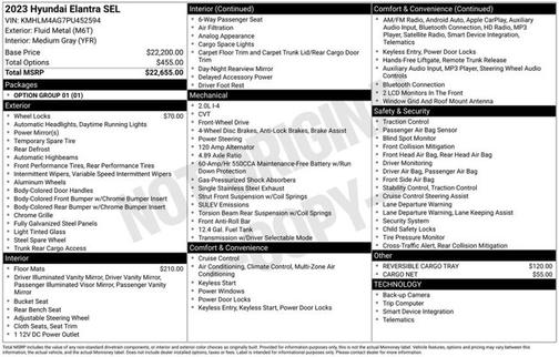 2023 Hyundai ELANTRA SEL