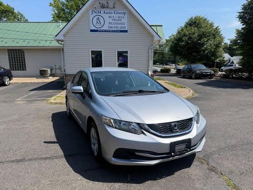 Alabaster Silver Metallic 2014 Honda Civic LX