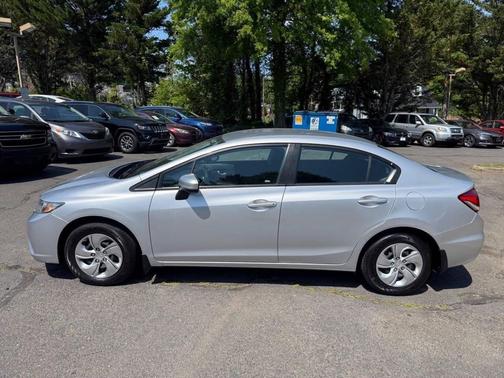 Alabaster Silver Metallic 2014 Honda Civic LX