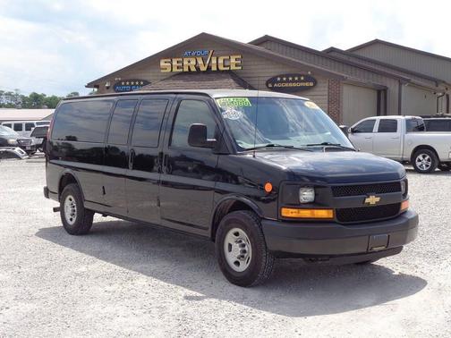 Black 2016 Chevrolet Express 3500 LS