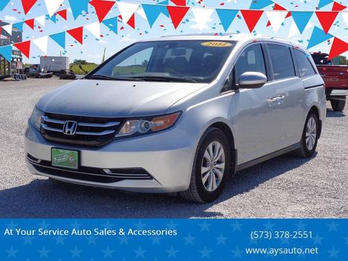 Alabaster Silver Metallic 2014 Honda Odyssey EX-L