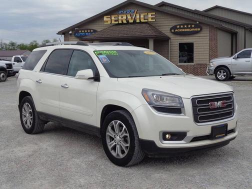 White Diamond Tricoat 2015 GMC Acadia SLT-1