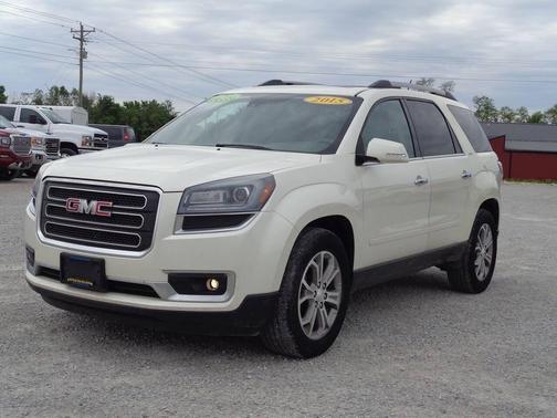 White Diamond Tricoat 2015 GMC Acadia SLT-1