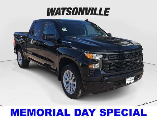 Black 2025 Chevrolet Silverado 1500 Custom