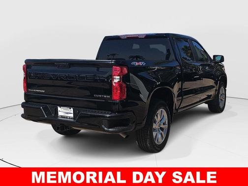 Black 2025 Chevrolet Silverado 1500 Custom