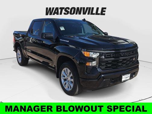 Black 2025 Chevrolet Silverado 1500 Custom