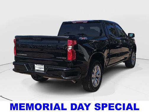 Black 2025 Chevrolet Silverado 1500 Custom