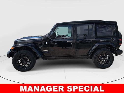 Black Clearcoat 2024 Jeep Wrangler 4xe Sahara