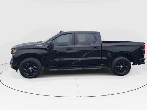Black 2024 Chevrolet Silverado 1500 Custom