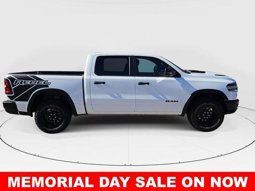 Bright White Clearcoat 2025 RAM 1500 Rebel