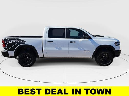 Bright White Clearcoat 2025 RAM 1500 Rebel