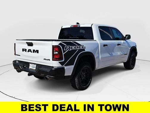 Bright White Clearcoat 2025 RAM 1500 Rebel
