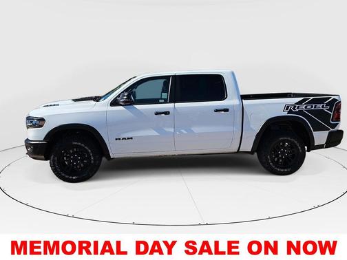 Bright White Clearcoat 2025 RAM 1500 Rebel
