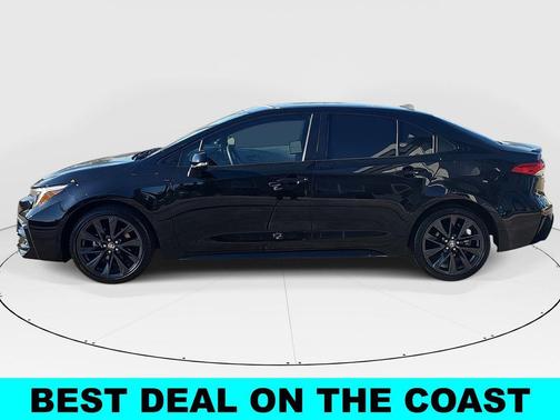 Midnight Black Metallic 2024 Toyota Corolla Hybrid SE