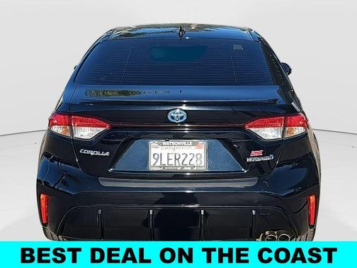 Midnight Black Metallic 2024 Toyota Corolla Hybrid SE