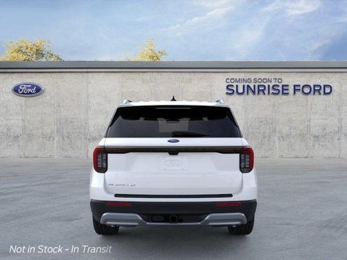White 2026 Ford Explorer Platinum