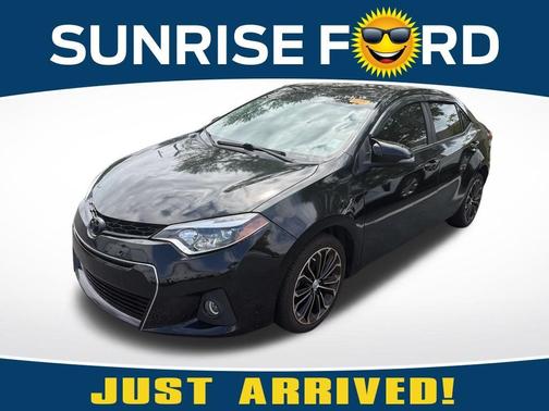 Black Sand Pearl 2016 Toyota Corolla S Plus